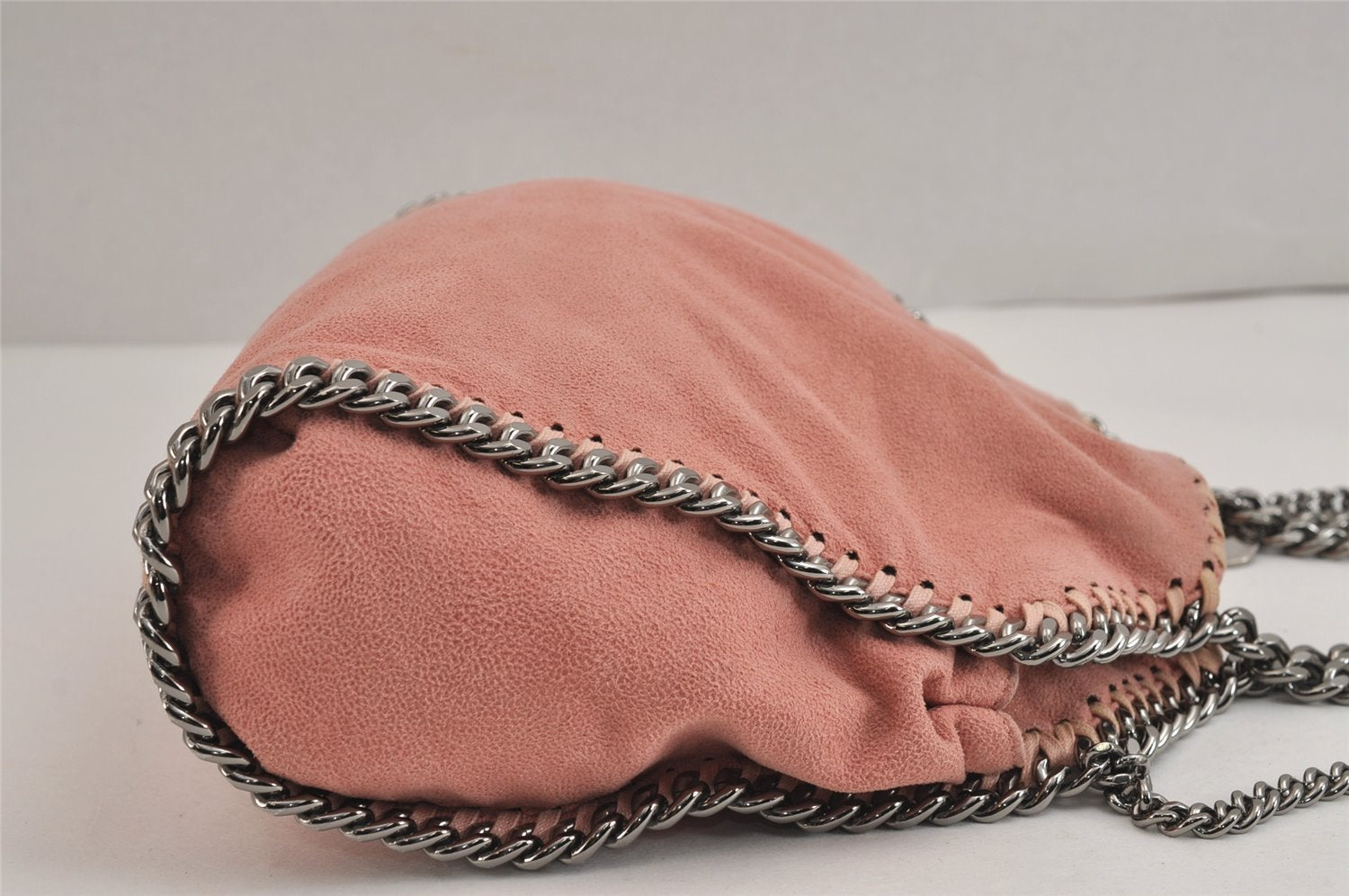 Authentic Stella McCartney Falabella Mini Shoulder Hand Bag Leather Pink 5184J