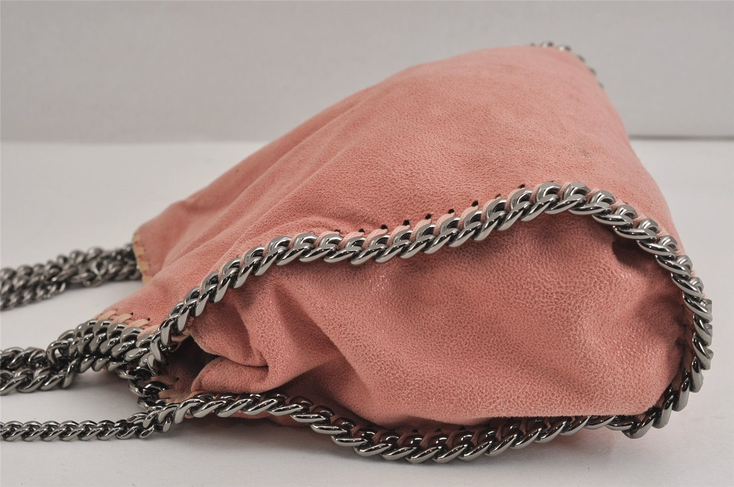 Authentic Stella McCartney Falabella Mini Shoulder Hand Bag Leather Pink 5184J