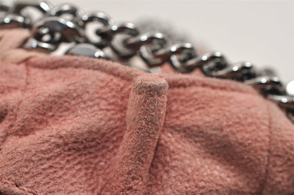 Authentic Stella McCartney Falabella Mini Shoulder Hand Bag Leather Pink 5184J