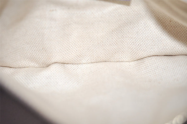 Authentic GUCCI Craft Shoulder Tote Bag GG Canvas Leather 269878 Brown 5185I