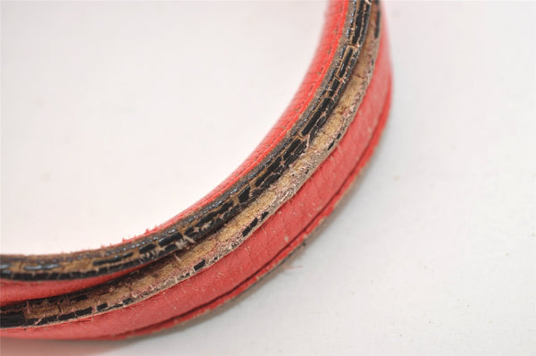 Authentic GUCCI Horsebit 2Way Shoulder Tote Bag Leather 319795 Red 5185J