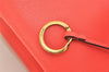 Authentic GUCCI Horsebit 2Way Shoulder Tote Bag Leather 319795 Red 5185J