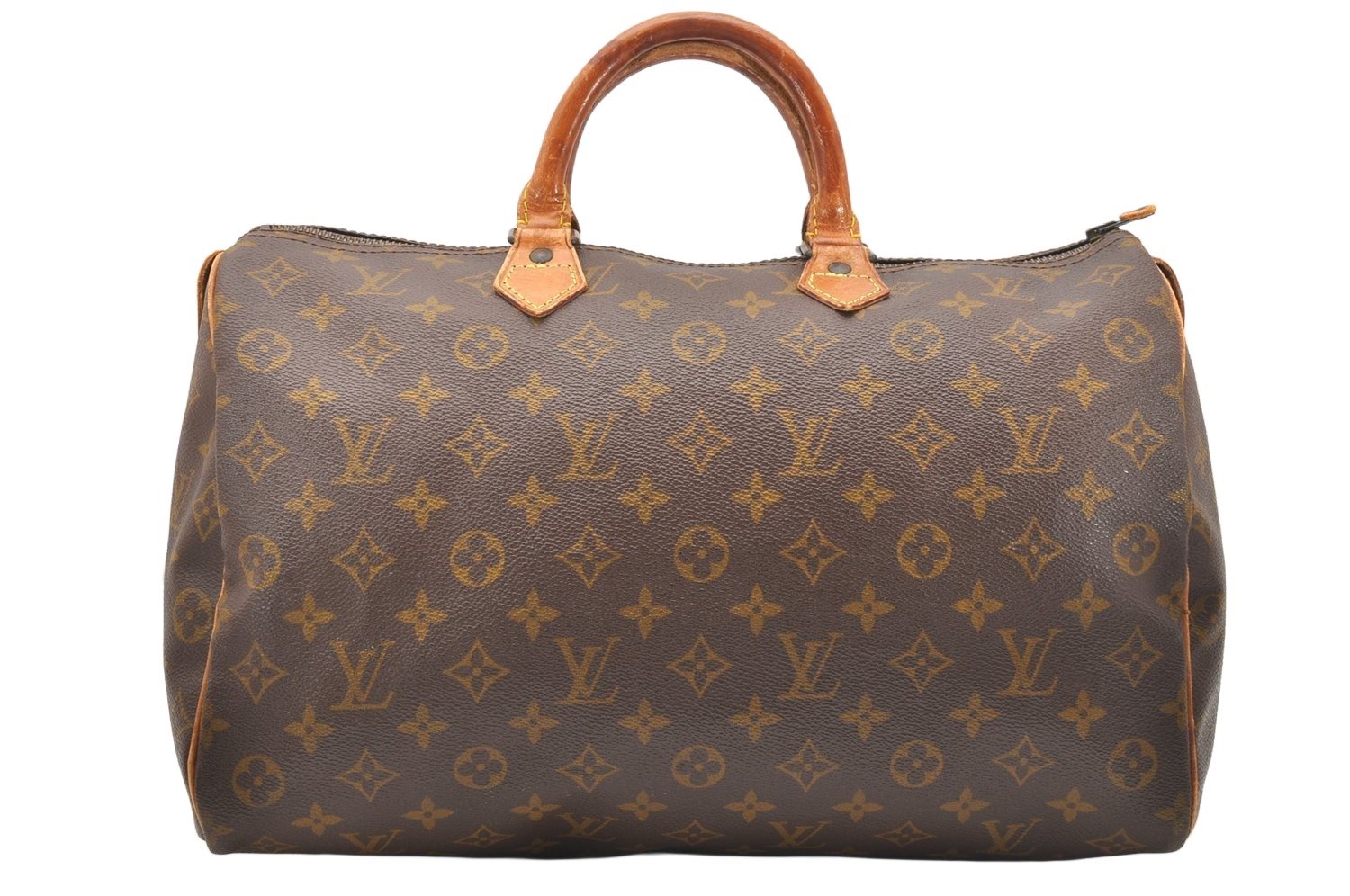 Authentic Louis Vuitton Monogram Speedy 35 Hand Boston Bag Old Model LV 5185K