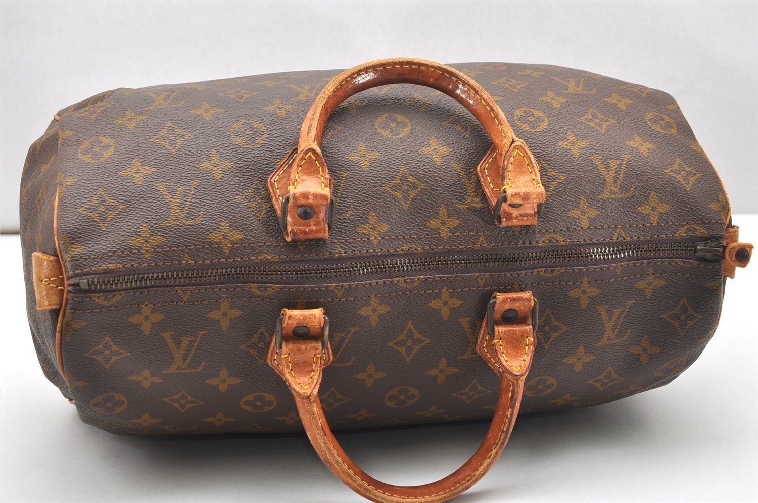 Authentic Louis Vuitton Monogram Speedy 35 Hand Boston Bag Old Model LV 5185K