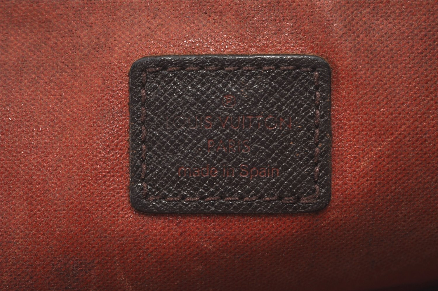 Authentic Louis Vuitton Damier Trousse Toilette Clutch Hand Bag N47623 LV 5186I