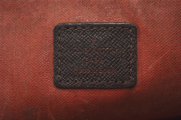 Authentic Louis Vuitton Damier Trousse Toilette Clutch Hand Bag N47623 LV 5186I