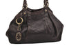 Authentic GUCCI Guccissima Sukey Hand Tote Bag GG Leather 211944 Brown 5186J