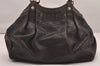 Authentic GUCCI Guccissima Sukey Hand Tote Bag GG Leather 211944 Brown 5186J