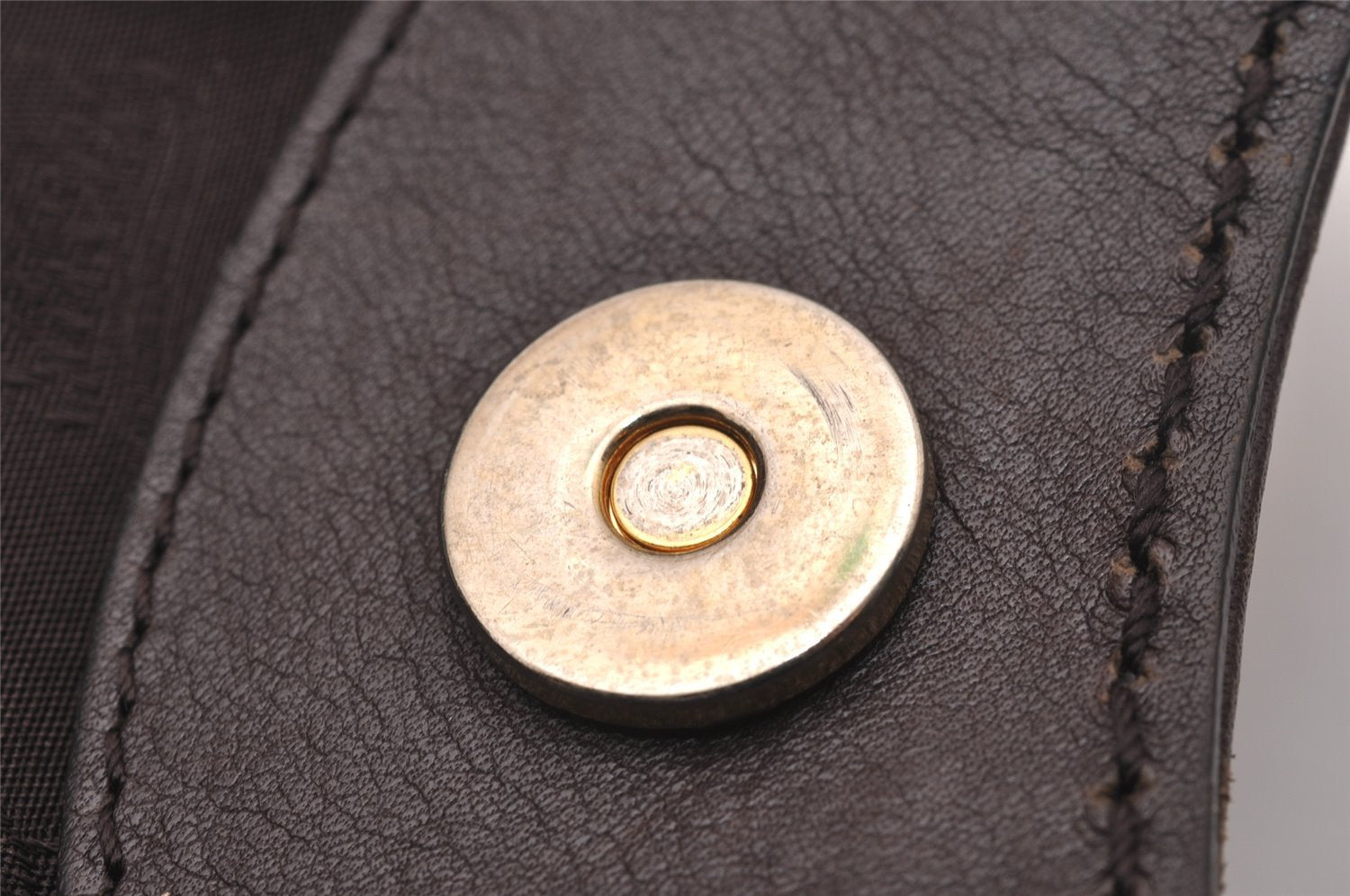 Authentic GUCCI Guccissima Sukey Hand Tote Bag GG Leather 211944 Brown 5186J