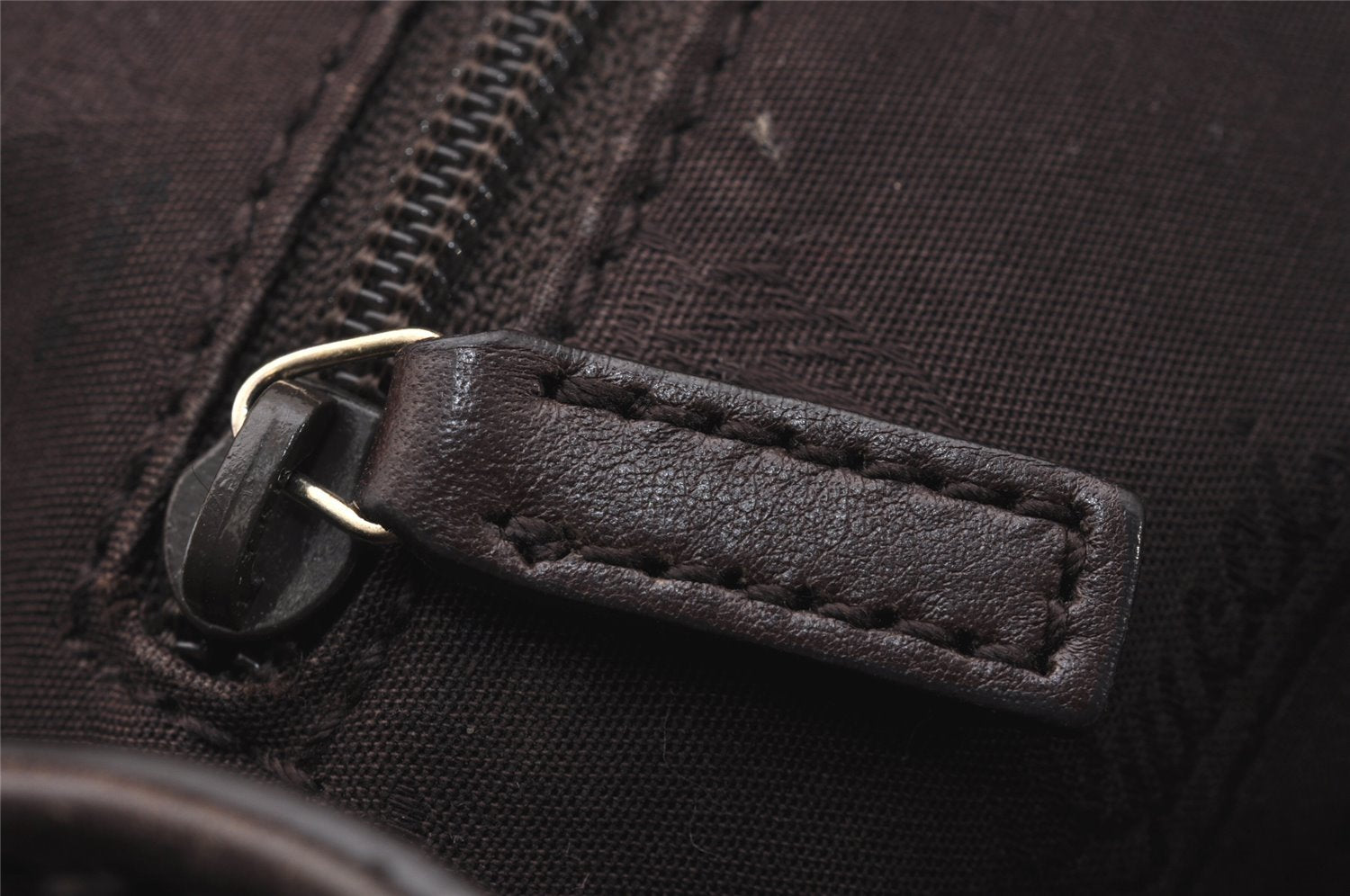 Authentic GUCCI Guccissima Sukey Hand Tote Bag GG Leather 211944 Brown 5186J