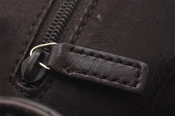 Authentic GUCCI Guccissima Sukey Hand Tote Bag GG Leather 211944 Brown 5186J