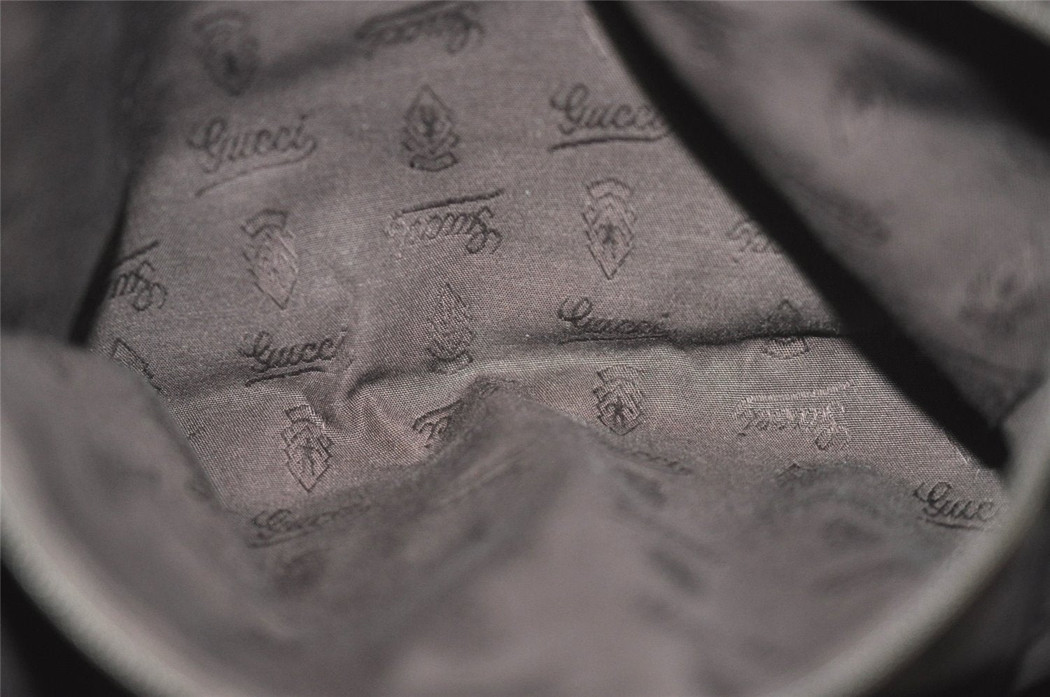 Authentic GUCCI Guccissima Sukey Hand Tote Bag GG Leather 211944 Brown 5186J