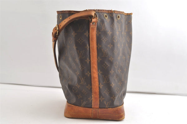 Authentic Louis Vuitton Monogram Noe Shoulder Drawstring Bag M42224 LV 5186K