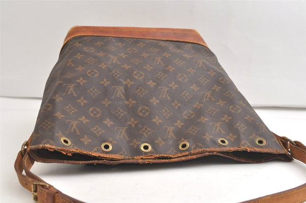 Authentic Louis Vuitton Monogram Noe Shoulder Drawstring Bag M42224 LV 5186K