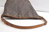 Authentic Louis Vuitton Monogram Noe Shoulder Drawstring Bag M42224 LV 5186K
