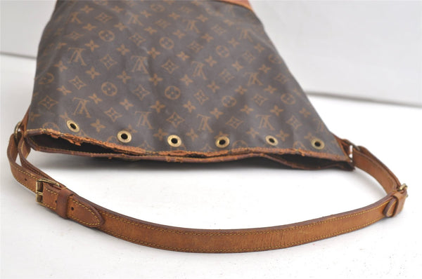 Authentic Louis Vuitton Monogram Noe Shoulder Drawstring Bag M42224 LV 5186K