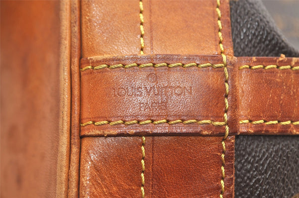 Authentic Louis Vuitton Monogram Noe Shoulder Drawstring Bag M42224 LV 5186K