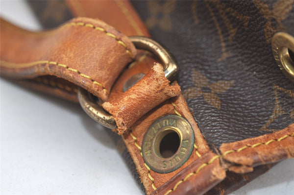 Authentic Louis Vuitton Monogram Noe Shoulder Drawstring Bag M42224 LV 5186K