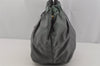 Authentic PRADA Tessuto Bow Ribbon Nylon Leather 2Way Hand Bag BN1970 Gray 5187J