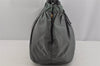 Authentic PRADA Tessuto Bow Ribbon Nylon Leather 2Way Hand Bag BN1970 Gray 5187J