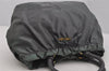 Authentic PRADA Tessuto Bow Ribbon Nylon Leather 2Way Hand Bag BN1970 Gray 5187J