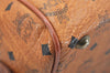 Authentic MCM Visetos Leather Vintage 2Way Shoulder Hand Bag Brown 5188K