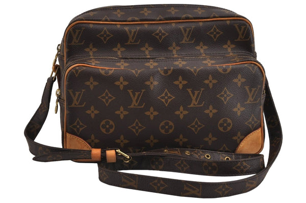 Authentic Louis Vuitton Monogram Nile Shoulder Cross Body Bag M45244 LV 5189J