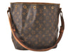 Authentic Louis Vuitton Monogram Petit Noe M42226 Shoulder Drawstring Bag 5189K