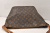 Authentic Louis Vuitton Monogram Petit Noe M42226 Shoulder Drawstring Bag 5189K