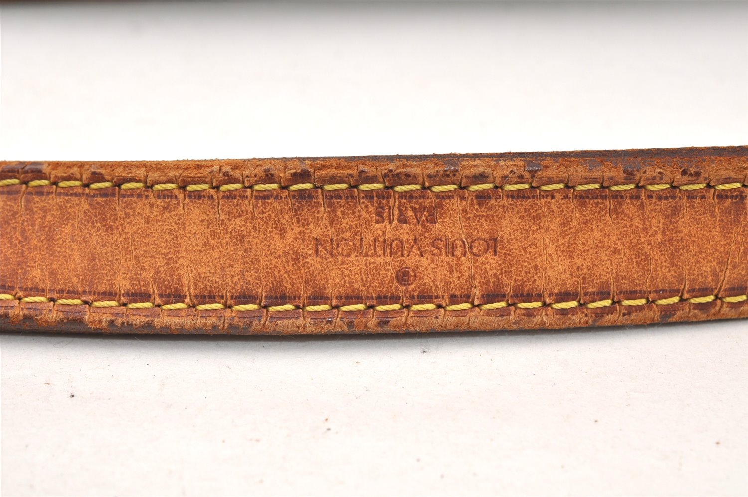 Authentic Louis Vuitton Monogram Petit Noe M42226 Shoulder Drawstring Bag 5189K