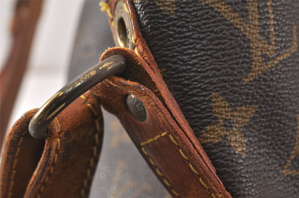 Authentic Louis Vuitton Monogram Petit Noe M42226 Shoulder Drawstring Bag 5189K