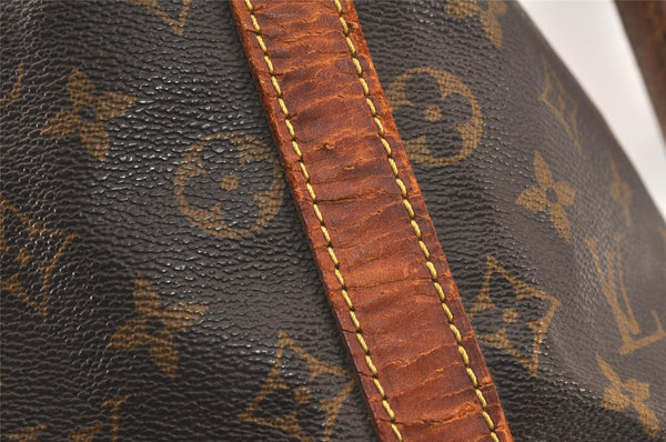 Authentic Louis Vuitton Monogram Petit Noe M42226 Shoulder Drawstring Bag 5189K