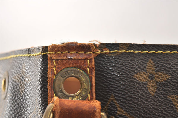 Authentic Louis Vuitton Monogram Petit Noe M42226 Shoulder Drawstring Bag 5189K