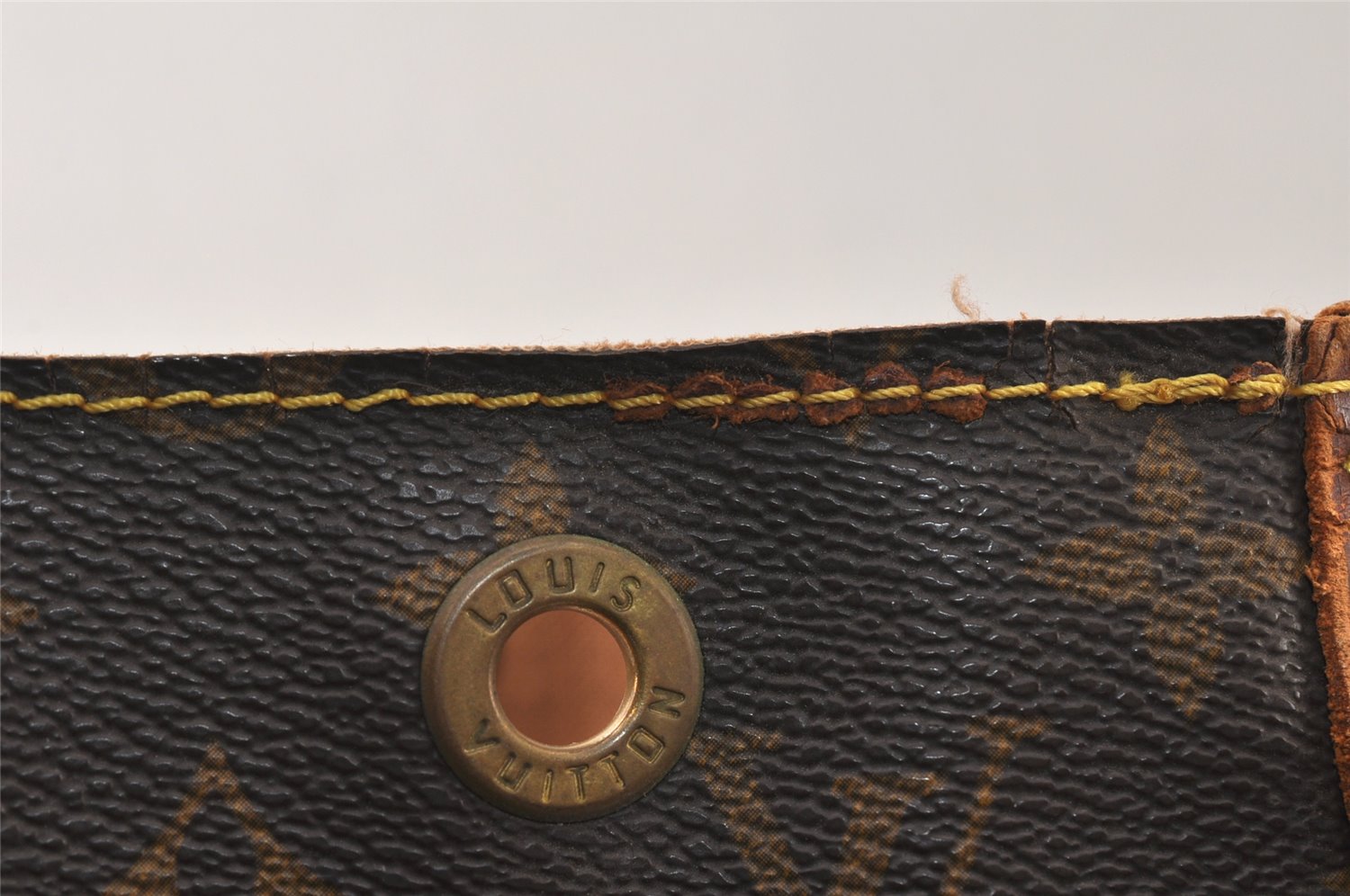 Authentic Louis Vuitton Monogram Petit Noe M42226 Shoulder Drawstring Bag 5189K