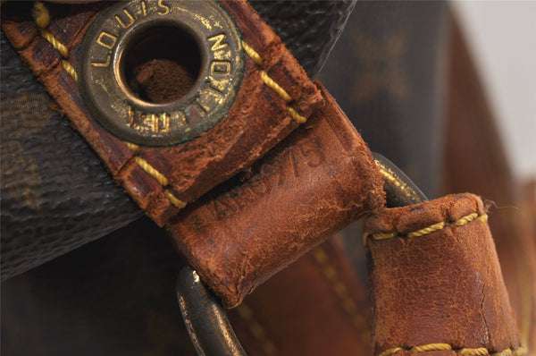 Authentic Louis Vuitton Monogram Petit Noe M42226 Shoulder Drawstring Bag 5189K