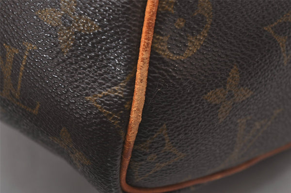 Authentic Louis Vuitton Monogram Speedy 30 Hand Boston Bag M41526 LV 5190I