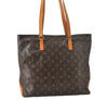 Authentic Louis Vuitton Monogram Cabas Mezzo Shoulder Tote Bag M51151 Junk 5190K