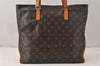 Authentic Louis Vuitton Monogram Cabas Mezzo Shoulder Tote Bag M51151 Junk 5190K