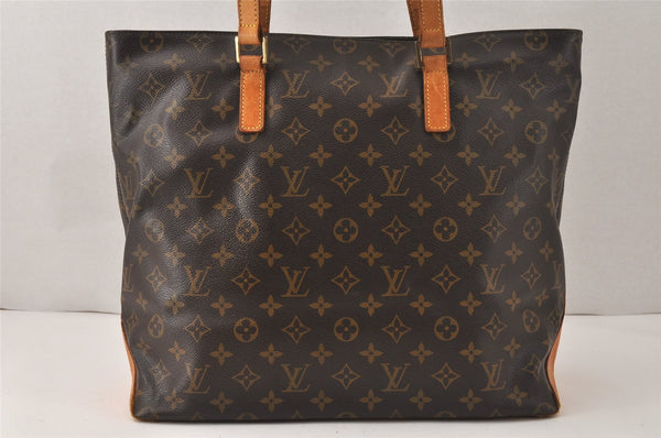 Authentic Louis Vuitton Monogram Cabas Mezzo Shoulder Tote Bag M51151 Junk 5190K