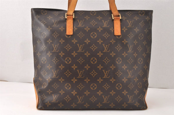 Authentic Louis Vuitton Monogram Cabas Mezzo Shoulder Tote Bag M51151 Junk 5190K