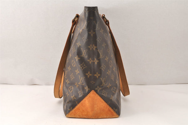 Authentic Louis Vuitton Monogram Cabas Mezzo Shoulder Tote Bag M51151 Junk 5190K
