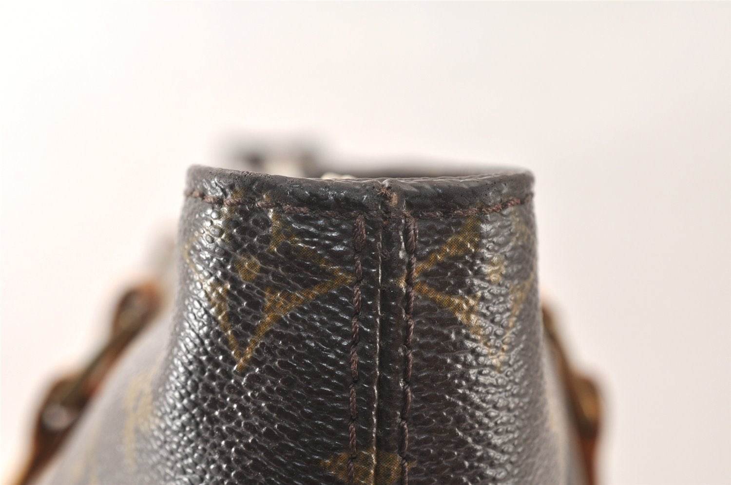 Authentic Louis Vuitton Monogram Cabas Mezzo Shoulder Tote Bag M51151 Junk 5190K