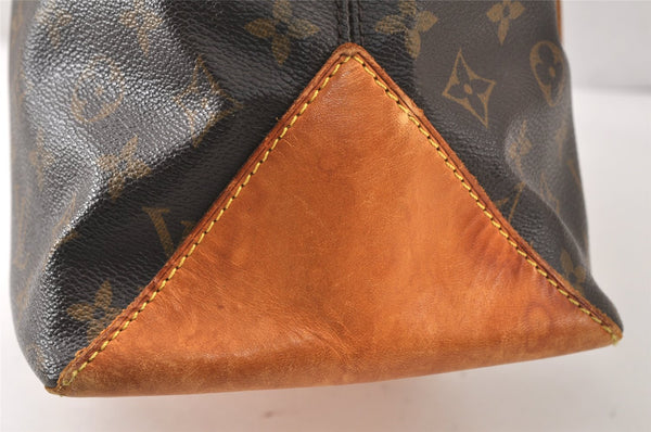 Authentic Louis Vuitton Monogram Cabas Mezzo Shoulder Tote Bag M51151 Junk 5190K
