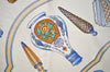 Authentic HERMES Carre 90 Scarf "Qu' importe le flacon..." Silk White 5191I