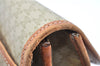 Authentic CELINE Macadam Blason Shoulder Cross Bag PVC Leather Beige 5191K