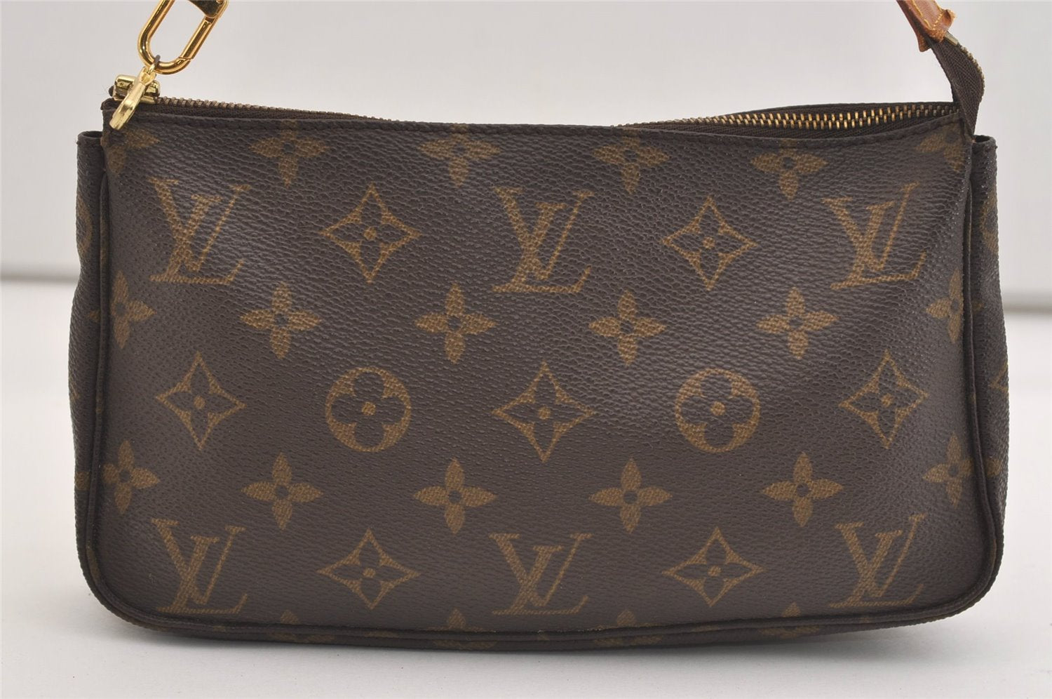Authentic Louis Vuitton Monogram Pochette Accessoires Pouch M51980 LV 5192J