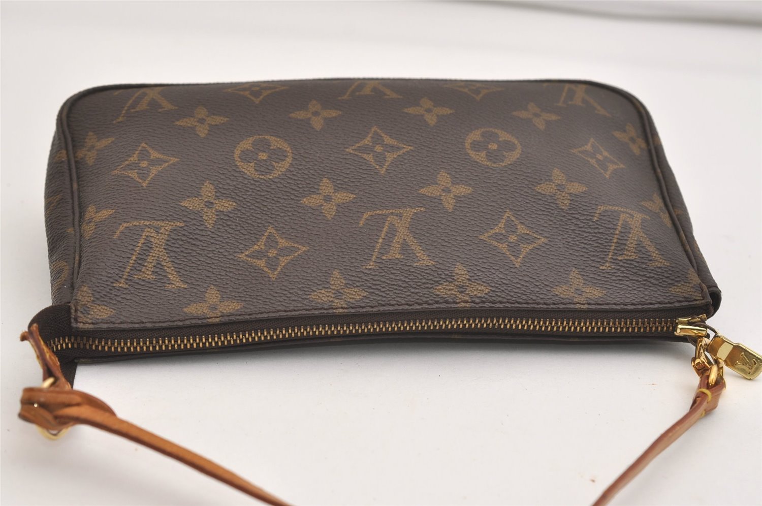 Authentic Louis Vuitton Monogram Pochette Accessoires Pouch M51980 LV 5192J