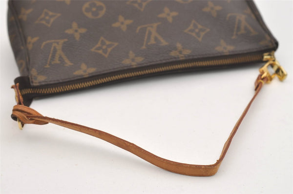 Authentic Louis Vuitton Monogram Pochette Accessoires Pouch M51980 LV 5192J