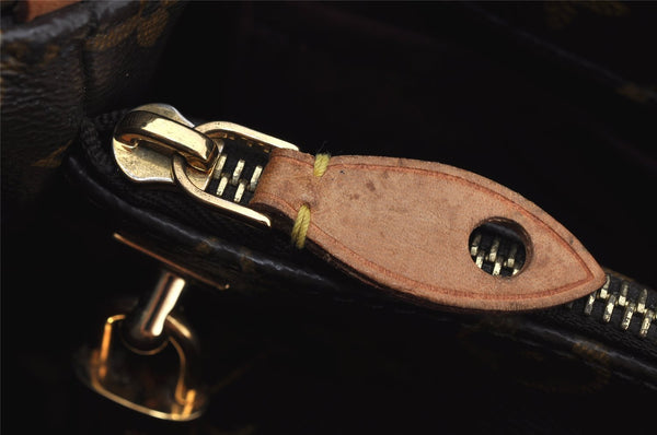 Authentic Louis Vuitton Monogram Montaigne MM 2Way Hand Bag M41056 LV 5193J
