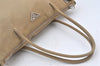 Authentic PRADA Vintage Nylon Tessuto Shoulder Hand Bag Purse Beige 5193K